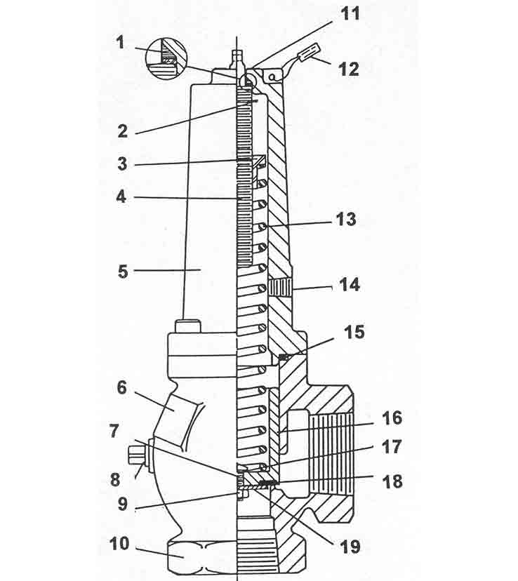 Схема байпасного клапана В177